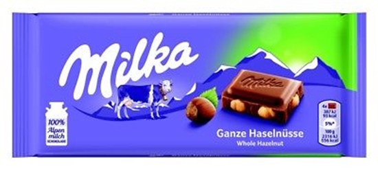 Picture of MILKA WHOLENUT 100GR